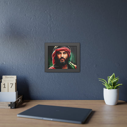 Palestine Man Framed Poster