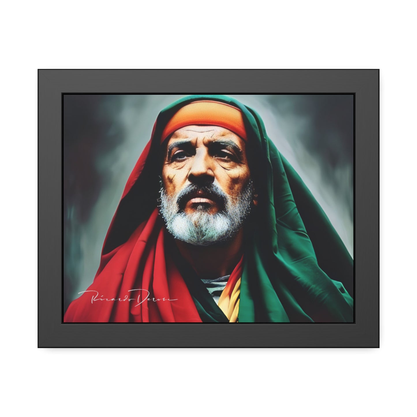 Palestine Old Man Framed Poster