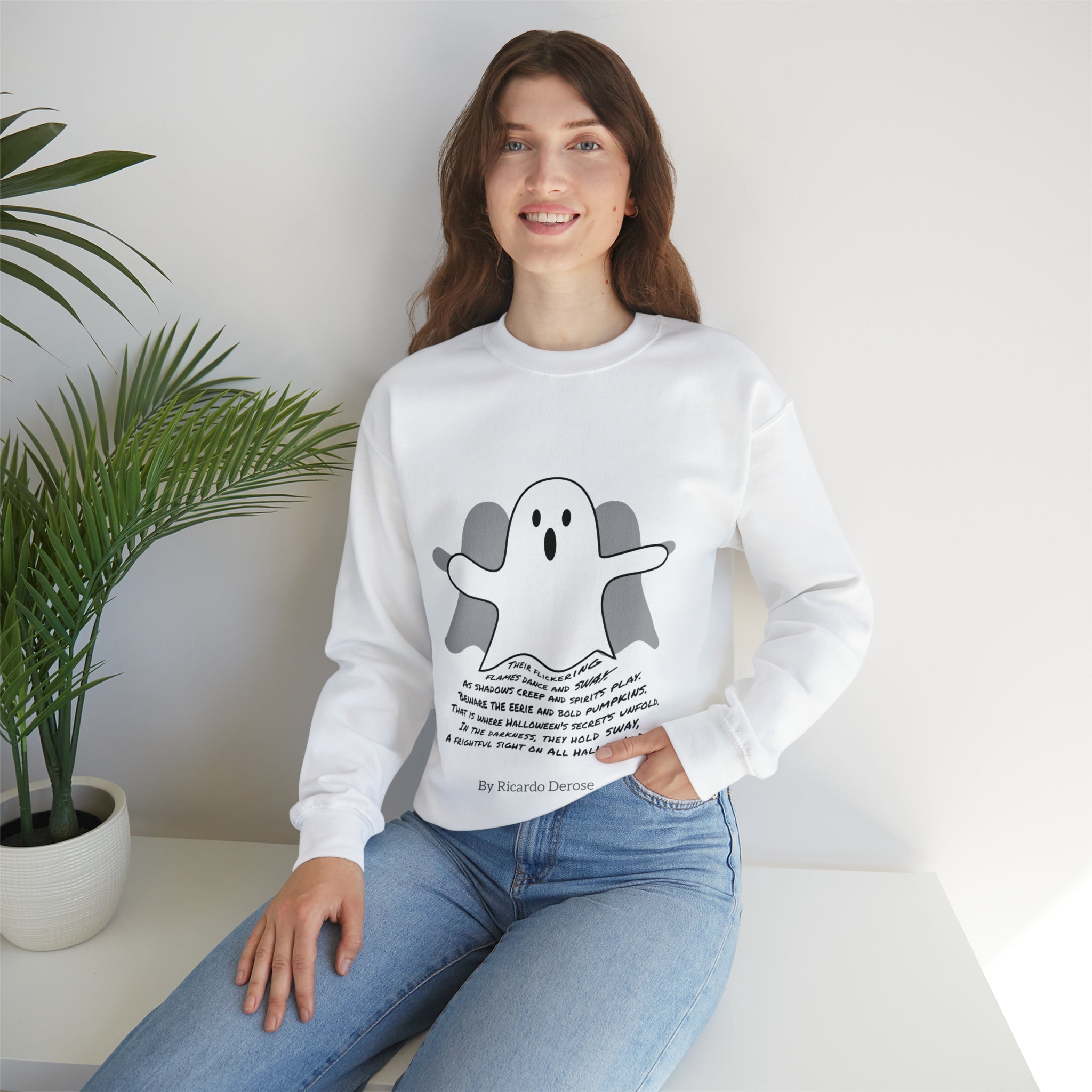 Halloween Secret_Unisex Heavy Blend™ Crewneck Sweatshirt - Derose Entertainment 