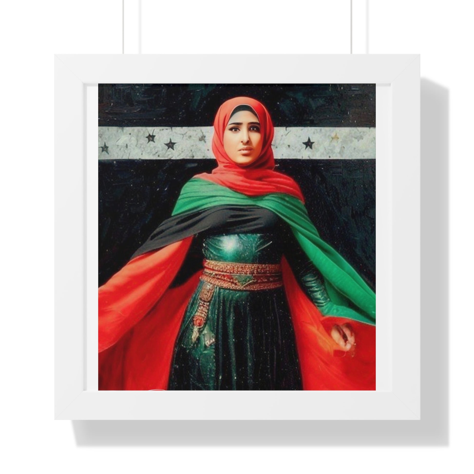 Framed Palestine Vertical Poster - Derose Entertainment 