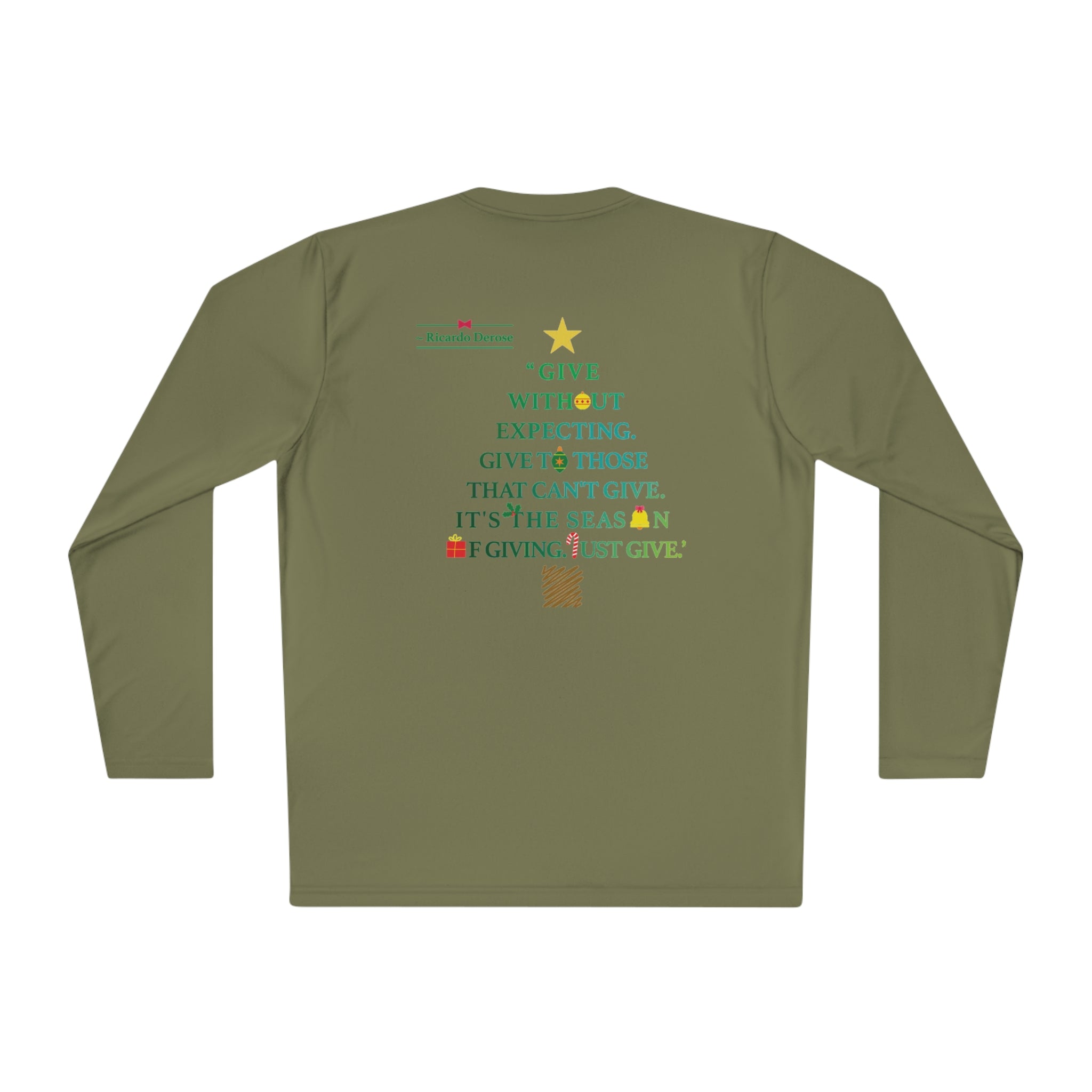 Ricardo Derose Giving Without Expecting_from A Christmas Story Long Sleeves Shirt