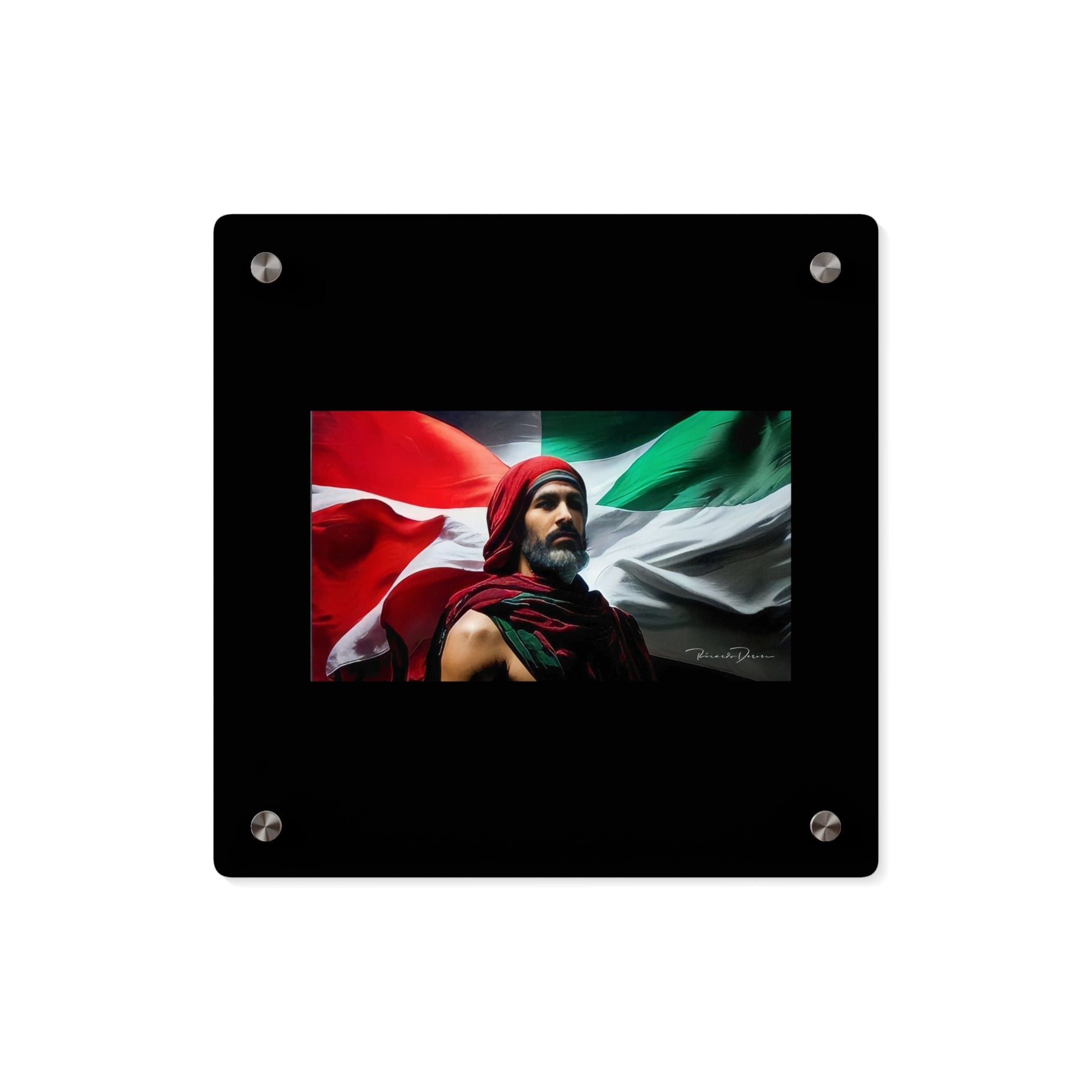 Free Palestine Acrylic Glass Art - Derose Entertainment 