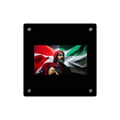 Free Palestine Acrylic Glass Art - Derose Entertainment 