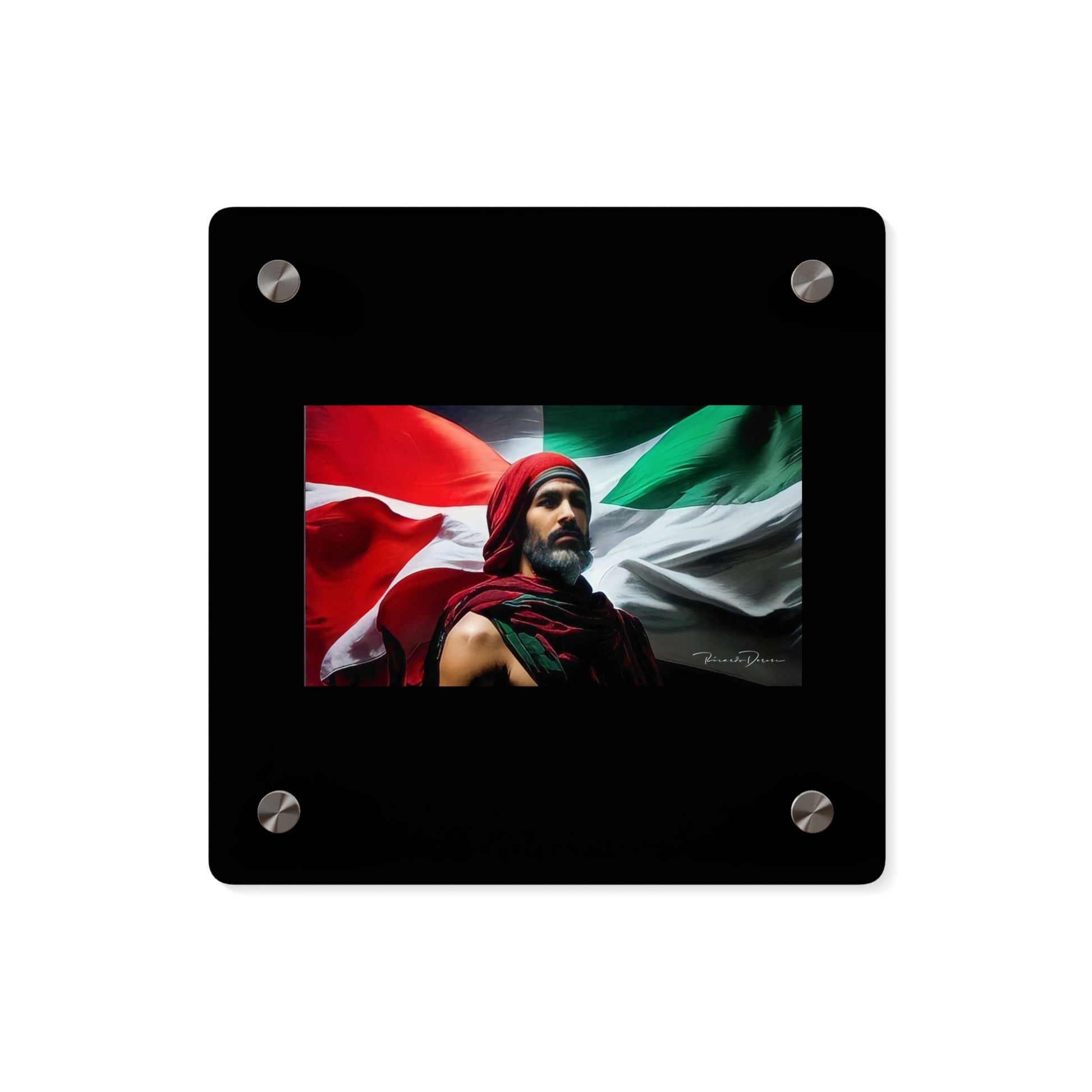 Free Palestine Acrylic Glass Art - Derose Entertainment 