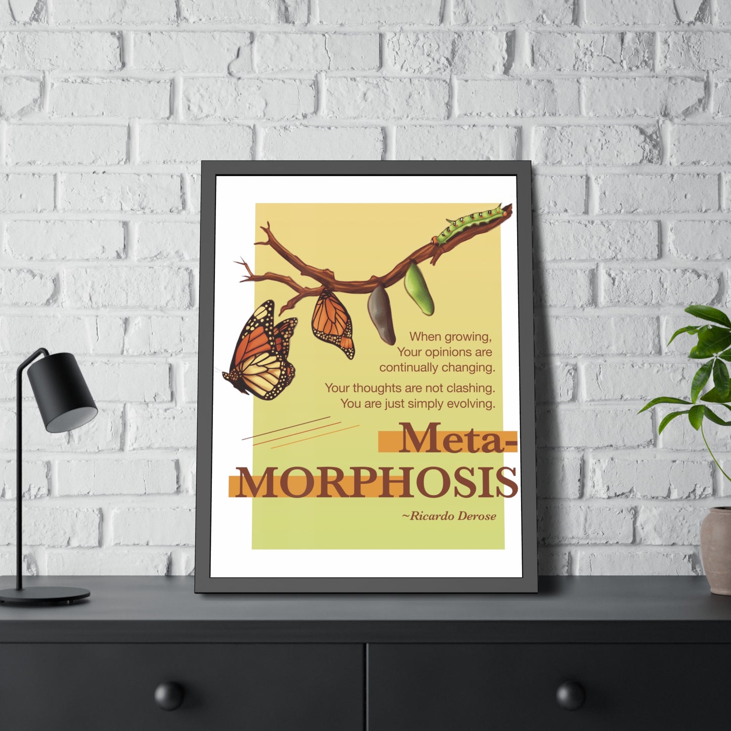 Metamorphosis Framed Paper Posters