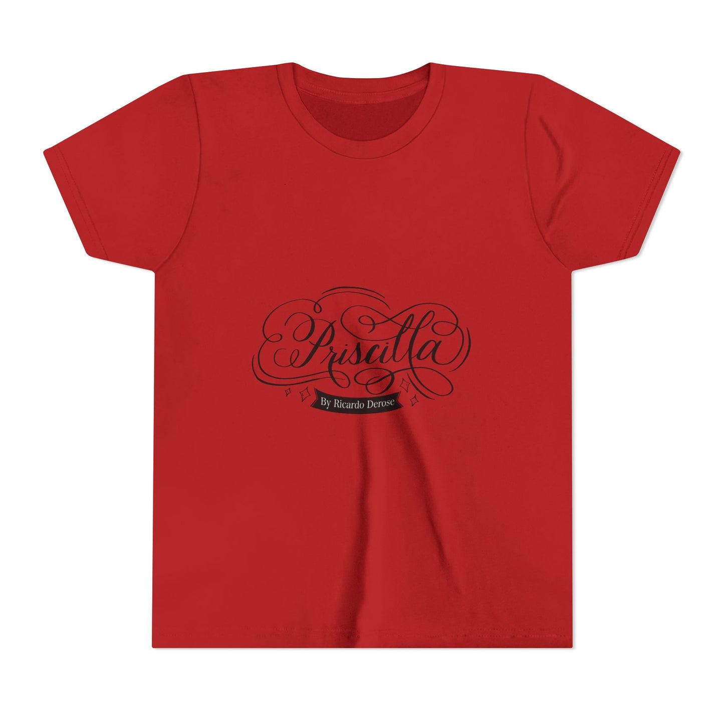 Personalized Priscilla Youth Short Sleeve Tee - Stylish & Comfortable Kids' T-Shirt