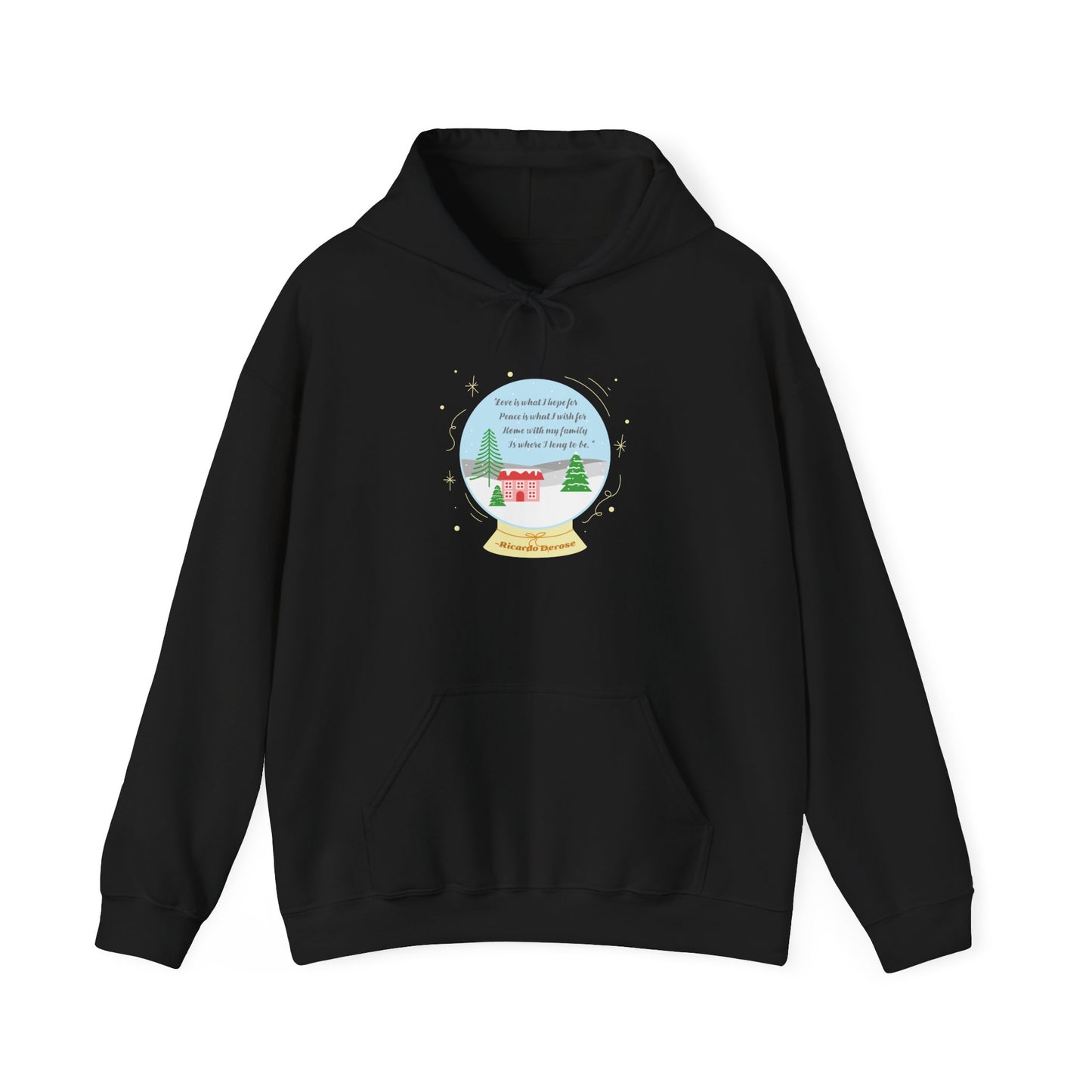 Christmas_Wish for Peace_Unisex Heavy Blend™ Hooded Sweatshirt