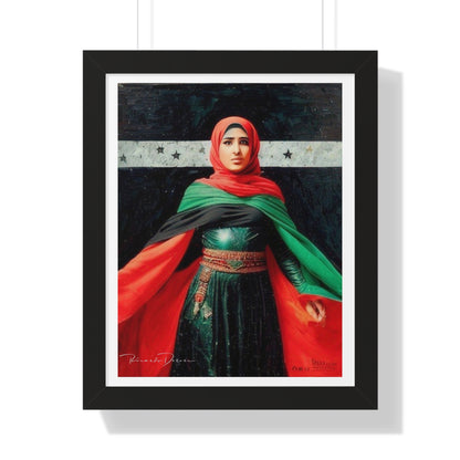 Framed Palestine Vertical Poster - Derose Entertainment 