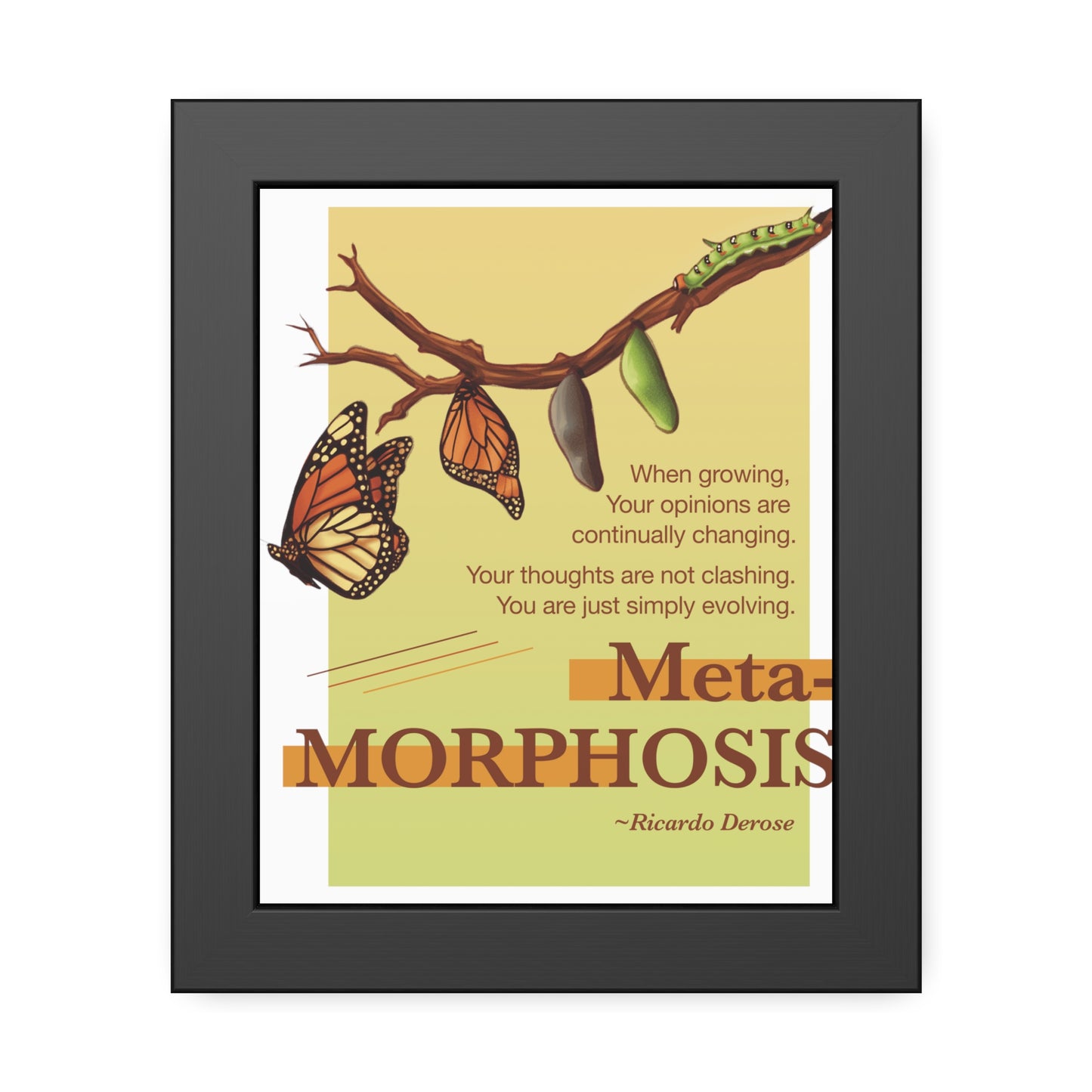 Metamorphosis Framed Paper Posters