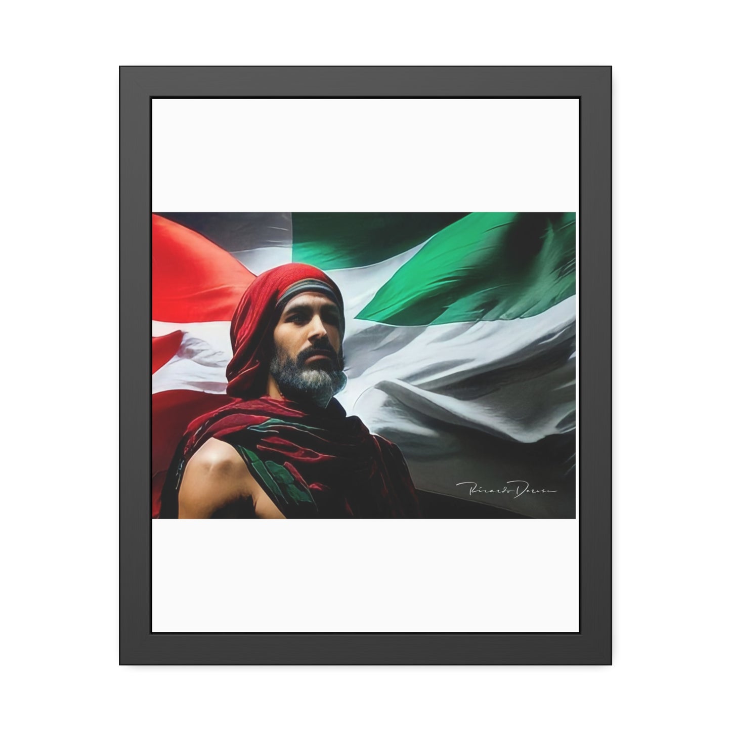 Framed Free Palestine Paper Posters