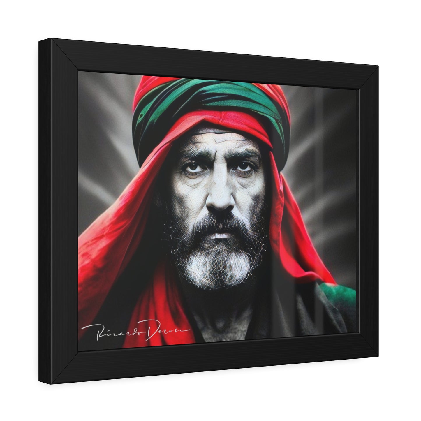 Palestine Old Man Framed Poster