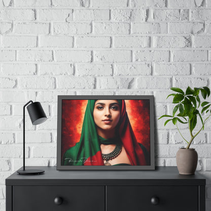 Palestine Girl Framed Poster