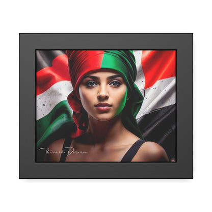 Palestine Girl Framed Poster