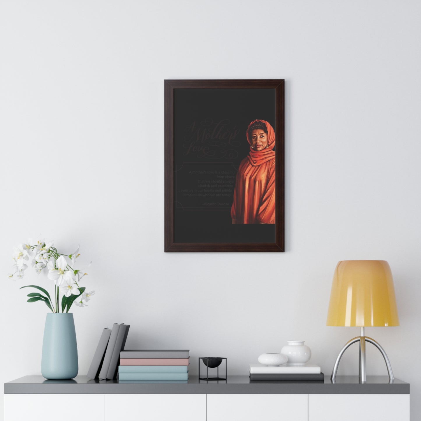 A Mother's Love- Framed Vertical Poster