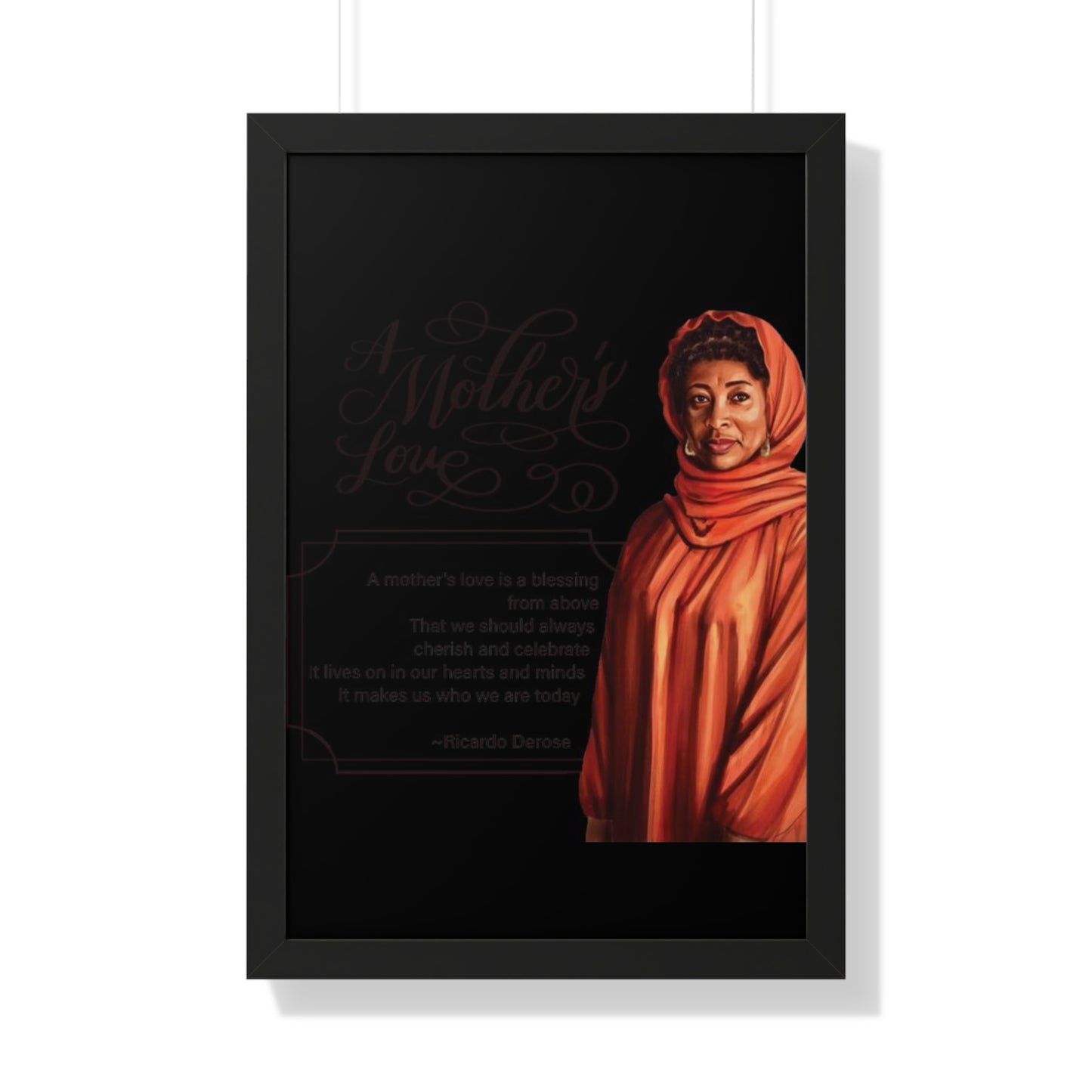 A Mother's Love- Framed Vertical Poster