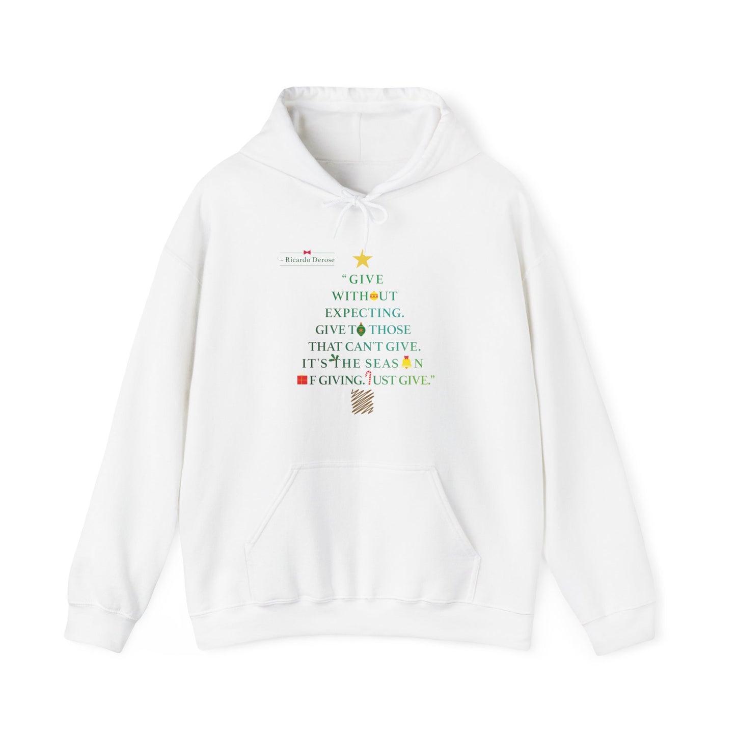 Give Without Expecting_form A Christmas Story_Unisex Heavy Blend™ Hooded Sweatshirt