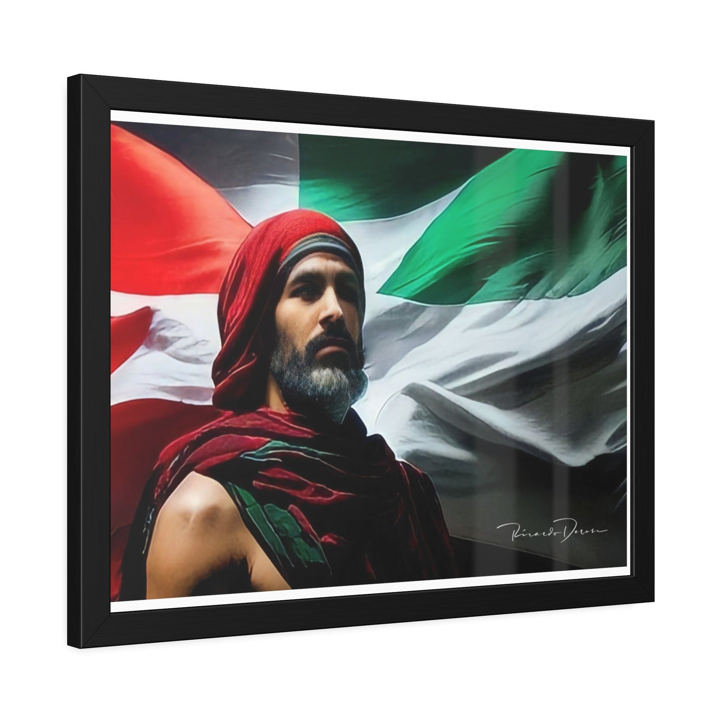 Framed Free Palestine Paper Posters