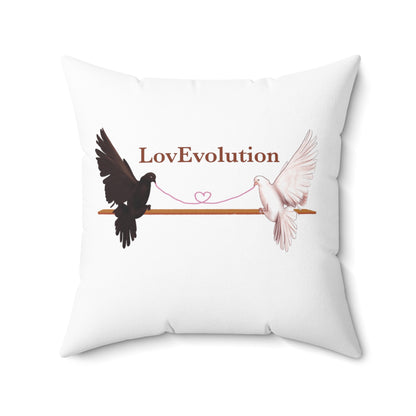 Ricardo Derose LovEvolution_Spun Polyester Square Pillow