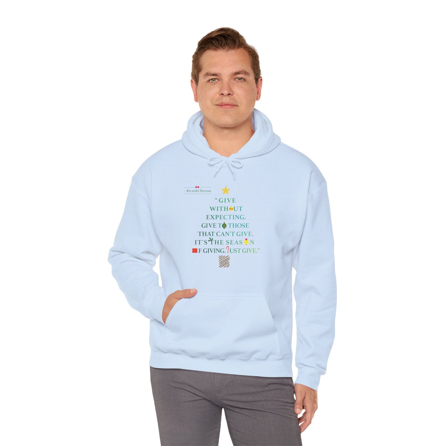 Give Without Expecting_form A Christmas Story_Unisex Heavy Blend™ Hooded Sweatshirt