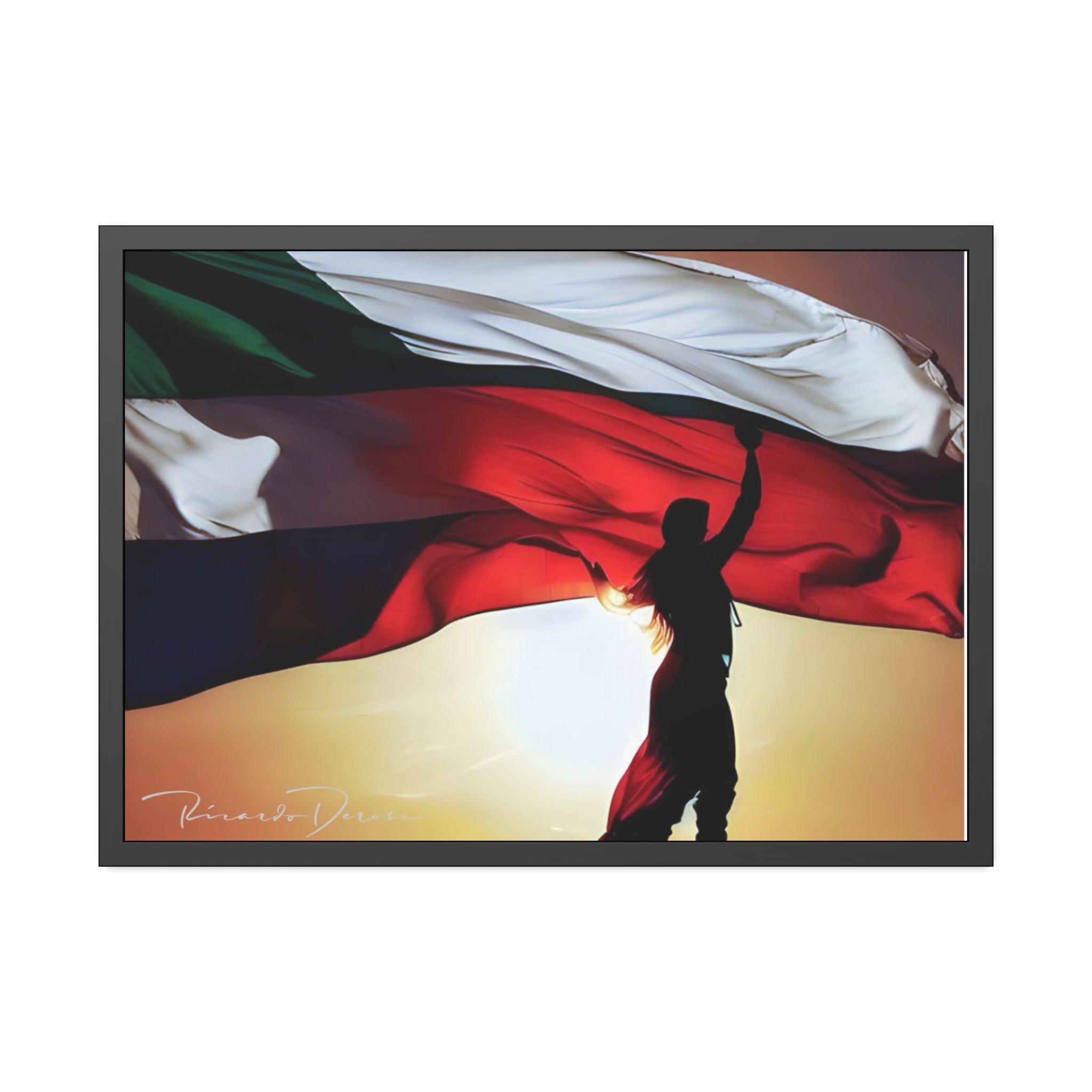 Palestine Flag Framed Poster