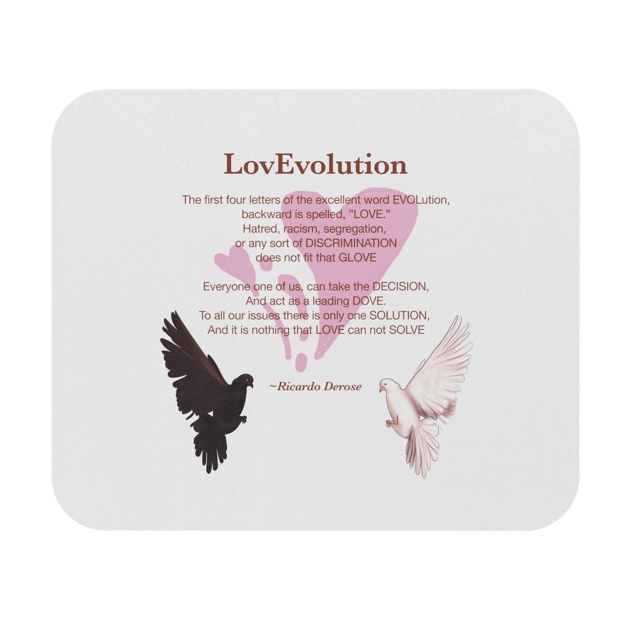 Ricardo Derose LovEvolution_Mouse Pad (Rectangle)