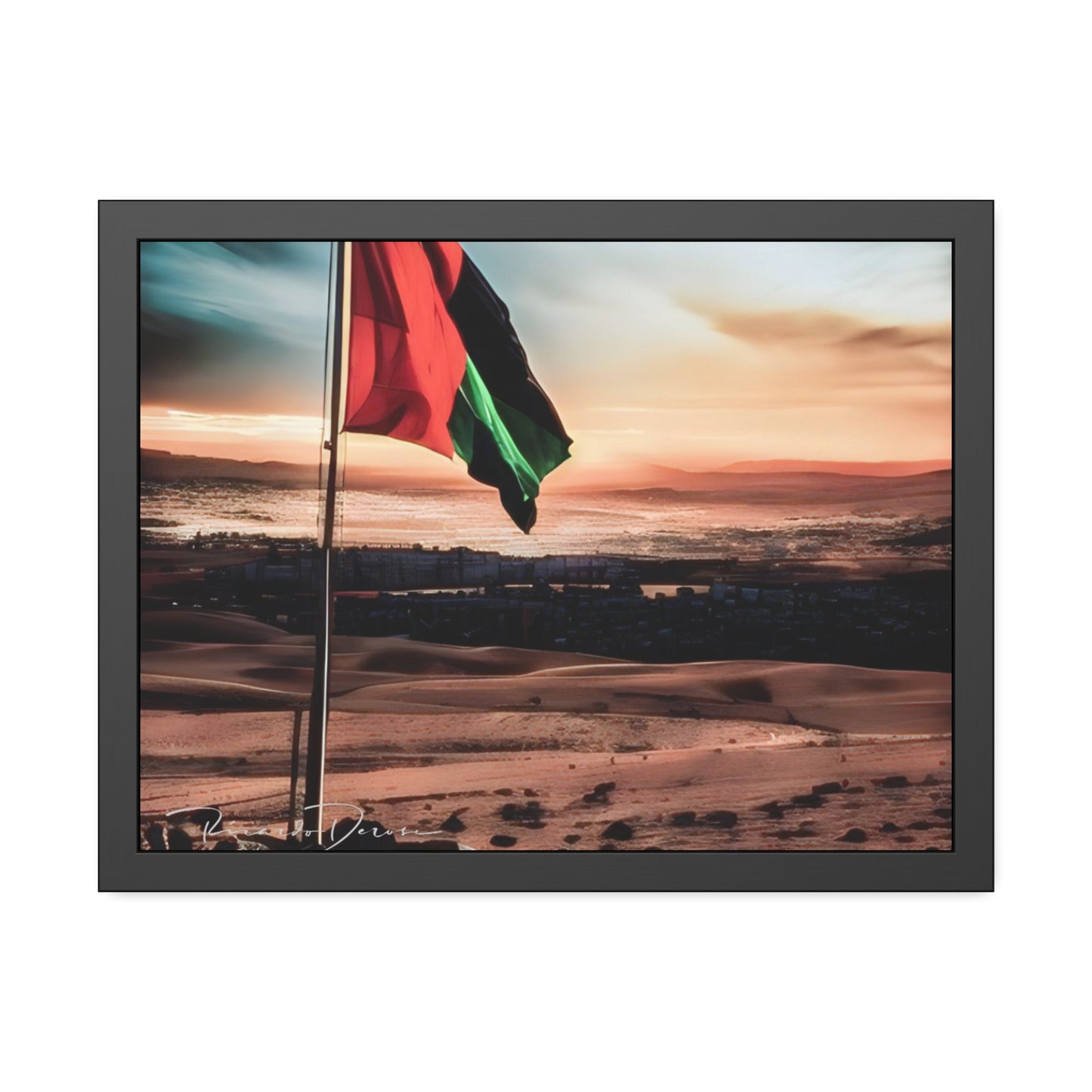 Palestine Flag Framed Poster