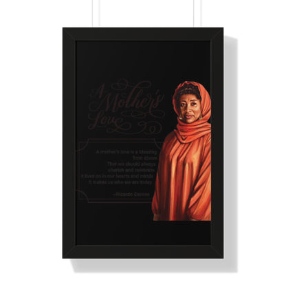 A Mother's Love- Framed Vertical Poster