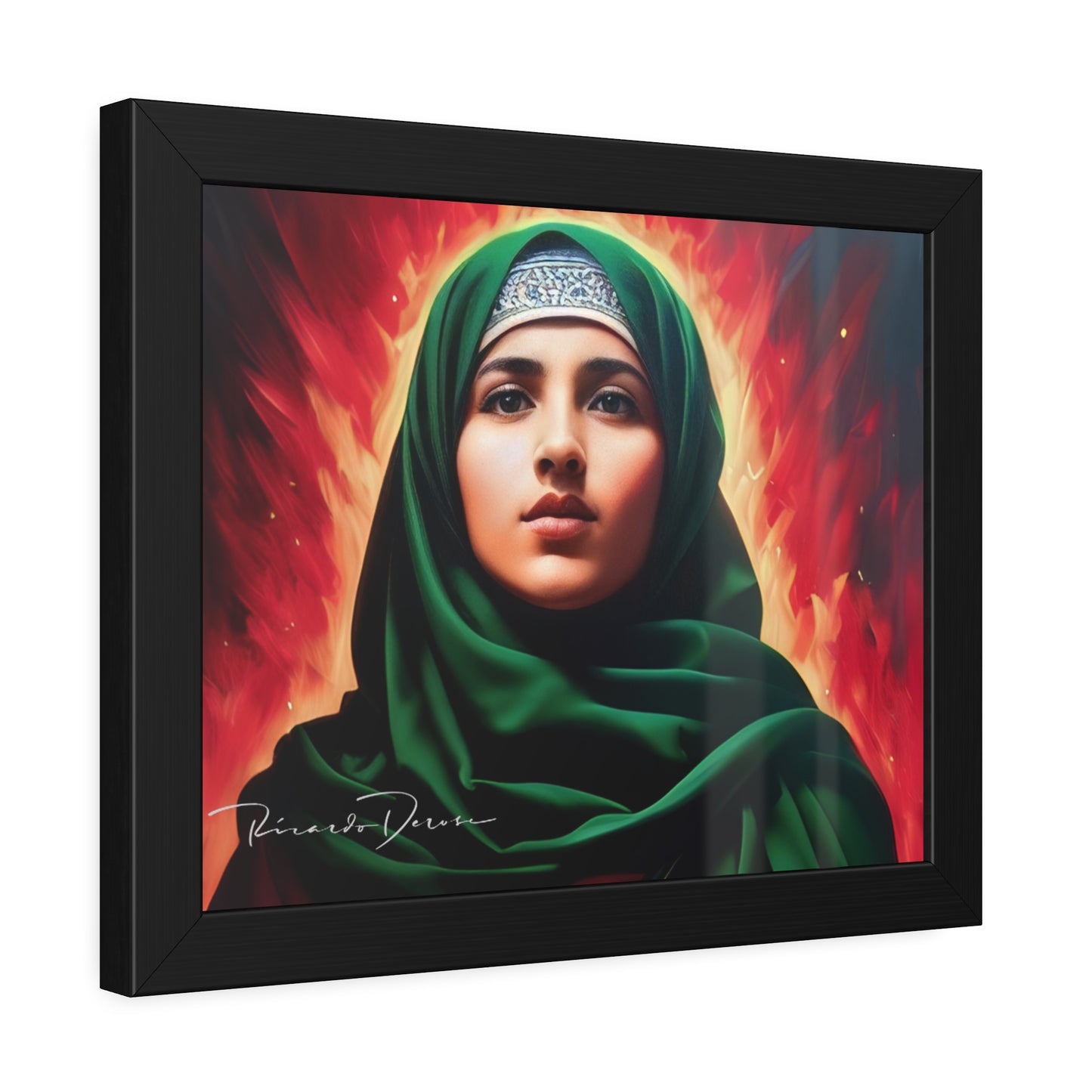 Palestine Girl Framed Poster