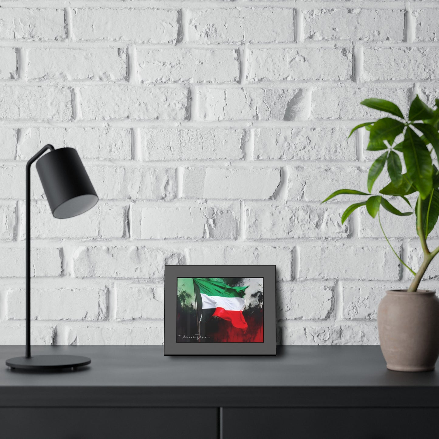 Palestine Flag Framed Poster