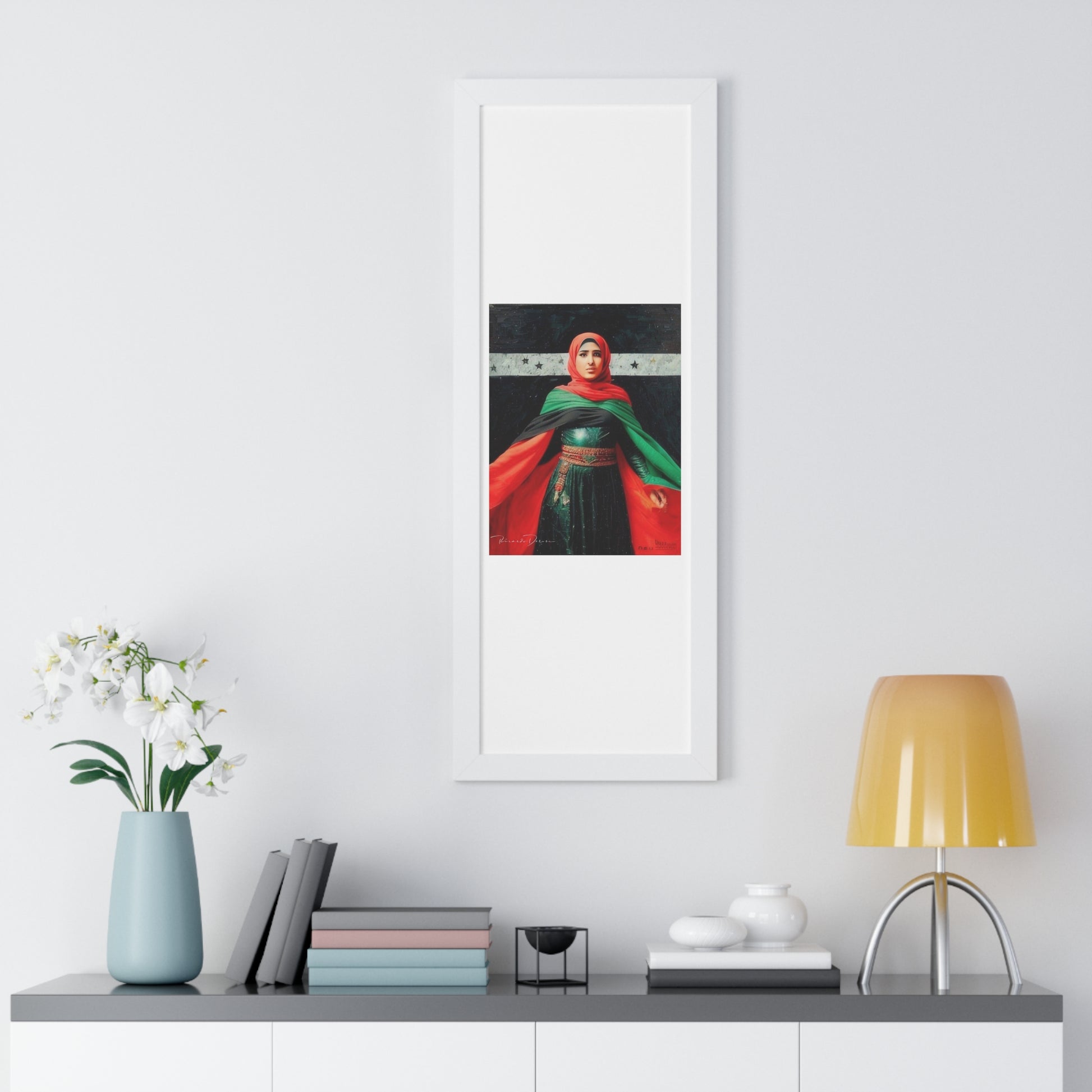 Framed Palestine Vertical Poster - Derose Entertainment 