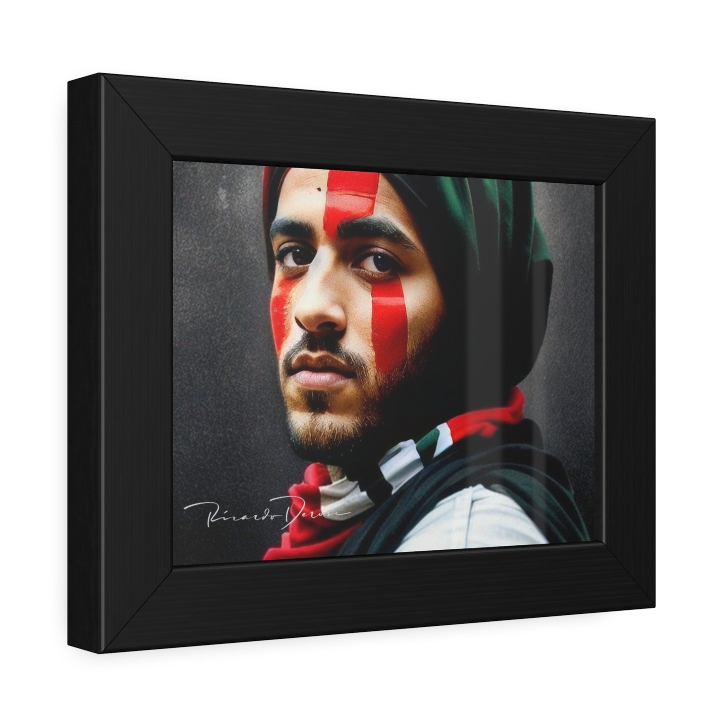 Palestine Man Framed Poster