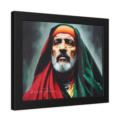 Palestine Old Man Framed Poster