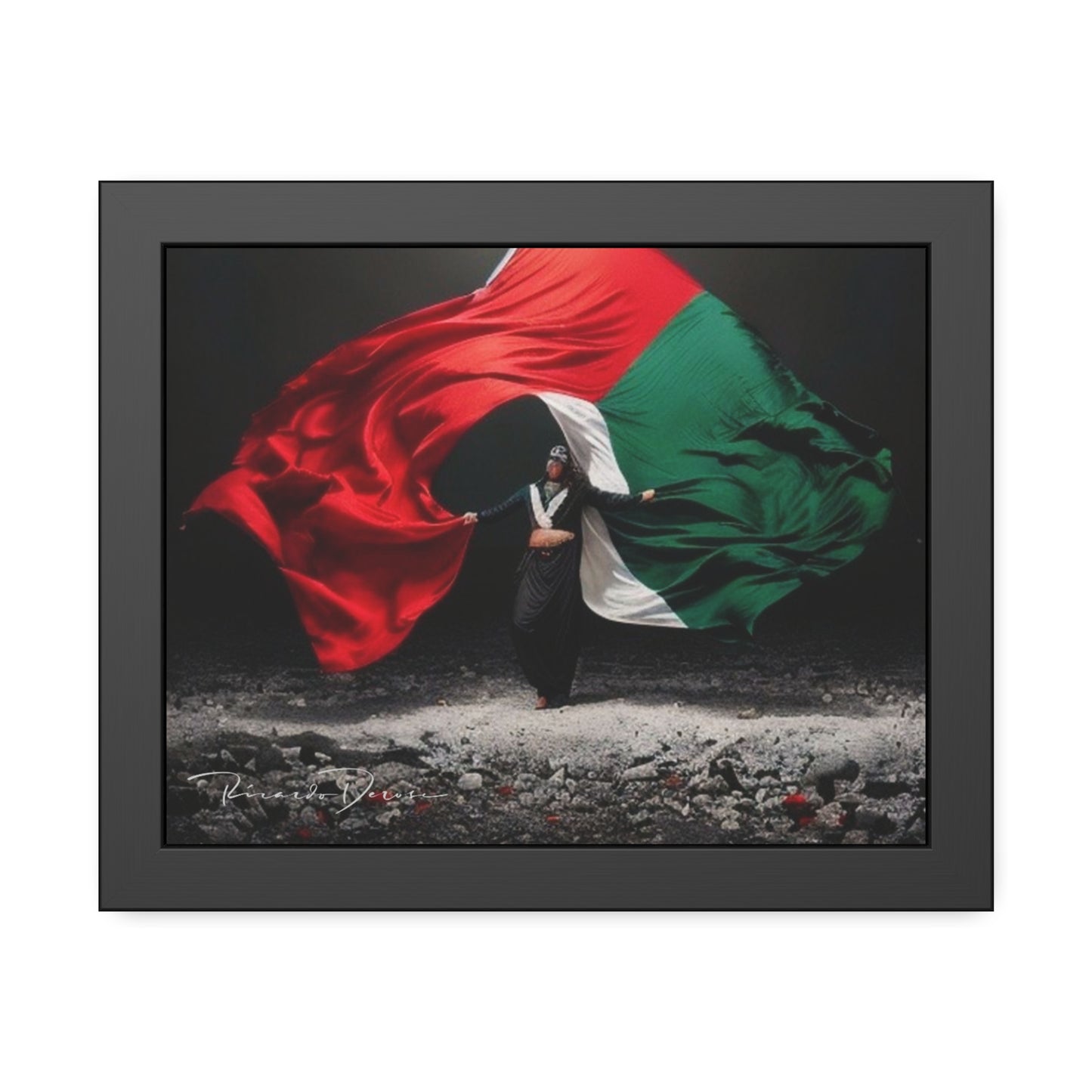 Palestine Flag Framed Poster