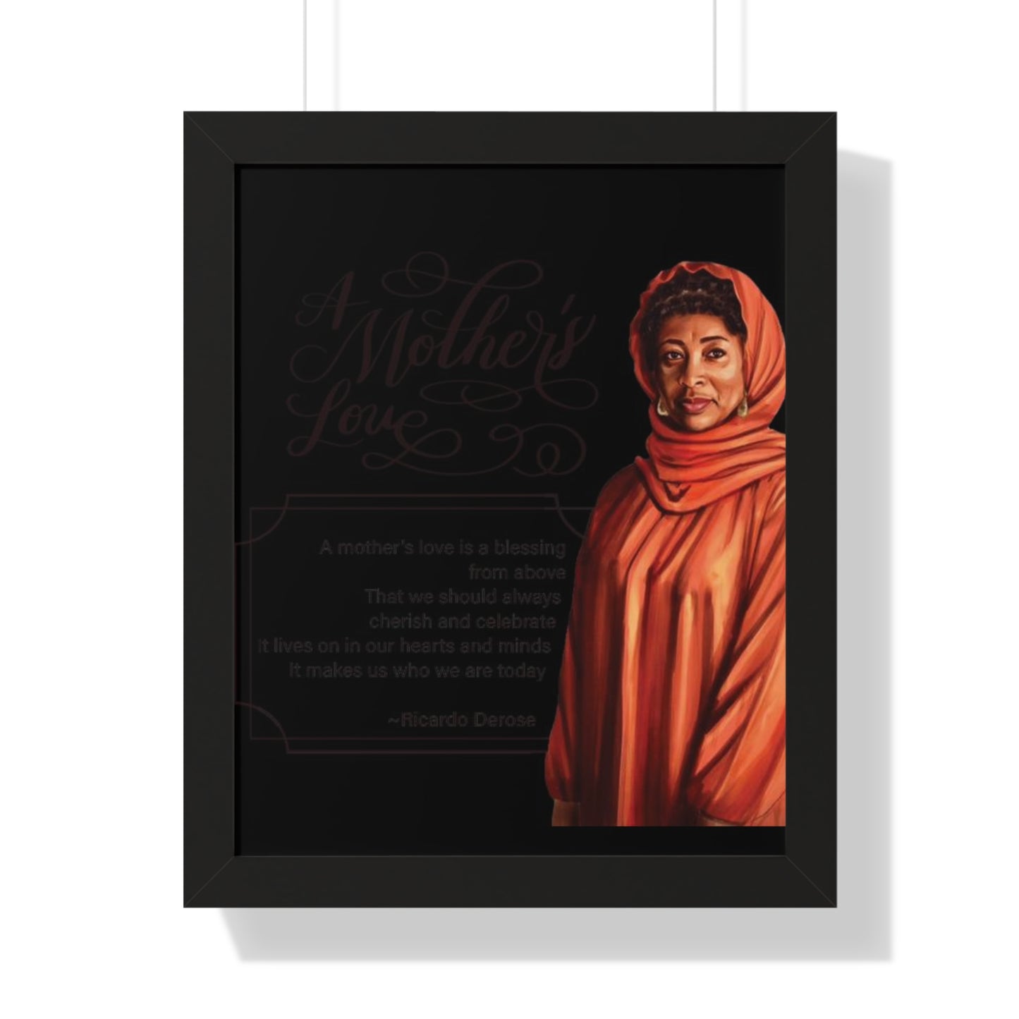 A Mother's Love- Framed Vertical Poster