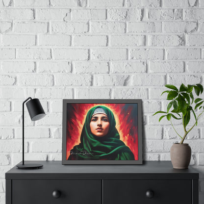 Palestine Girl Framed Poster