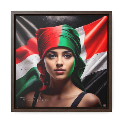 Free Palestine Gallery Canvas Wraps, Square Frame - Derose Entertainment 