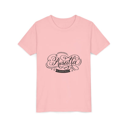 Personalized Priscilla Youth Short Sleeve Tee - Stylish & Comfortable Kids' T-Shirt