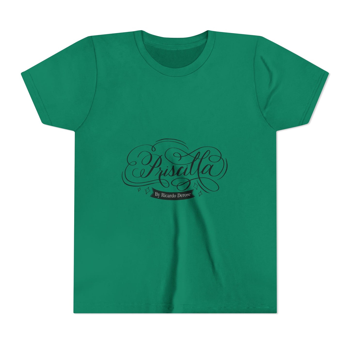 Personalized Priscilla Youth Short Sleeve Tee - Stylish & Comfortable Kids' T-Shirt