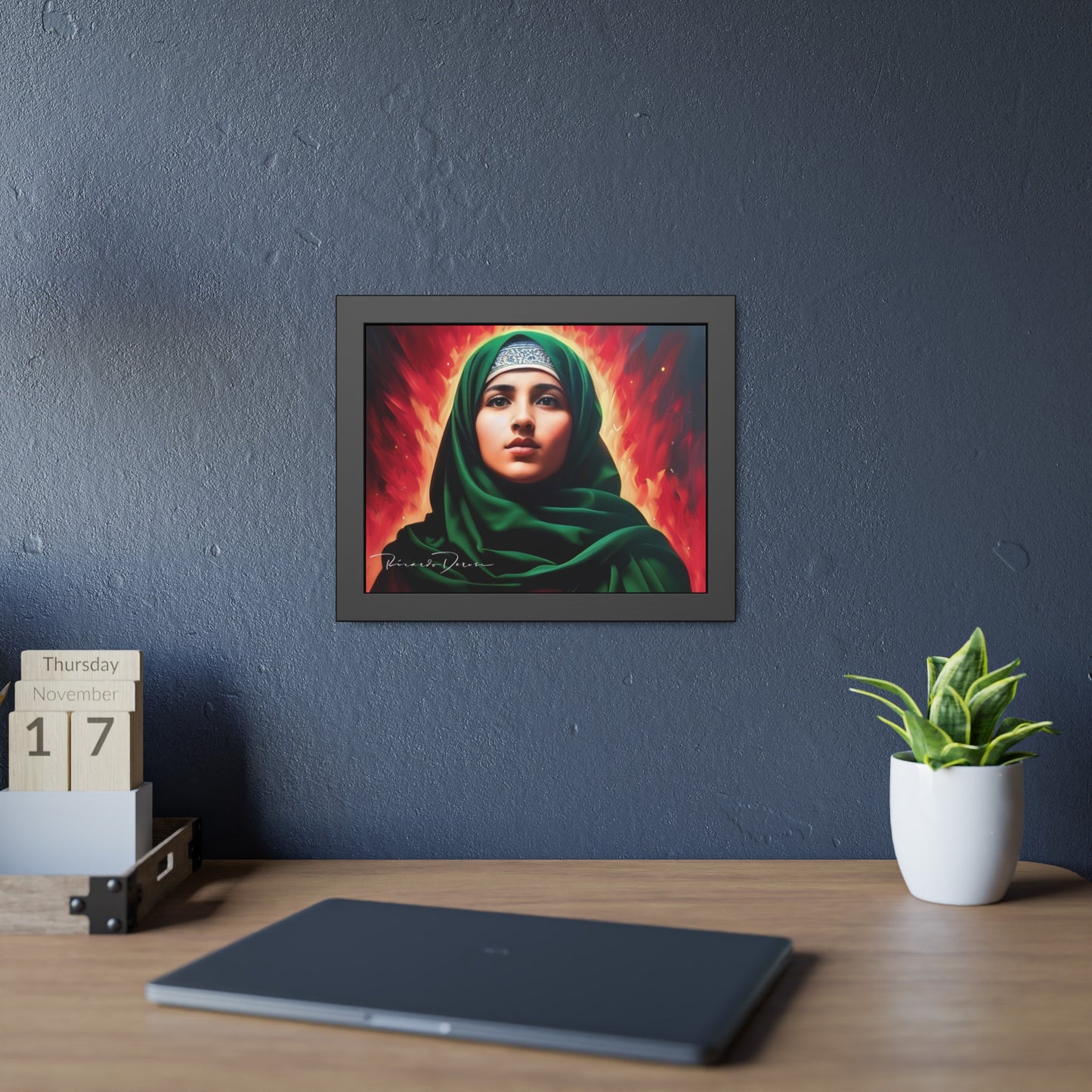 Palestine Girl Framed Poster