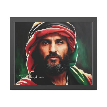 Palestine Man Framed Poster