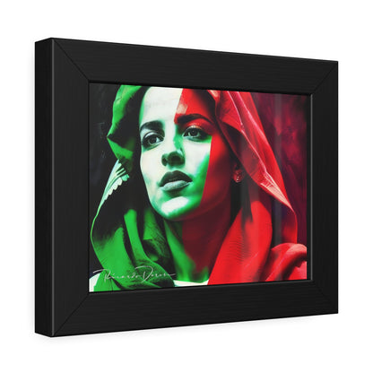 Palestine Girl Framed Poster