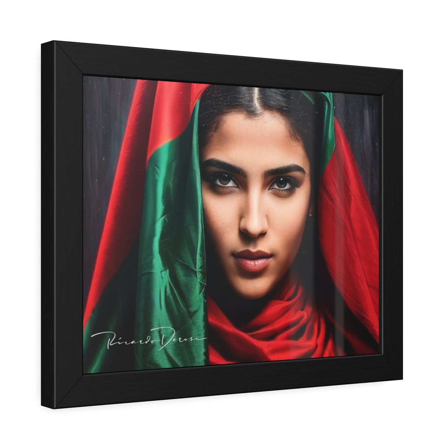 Palestine Girl Framed Poster