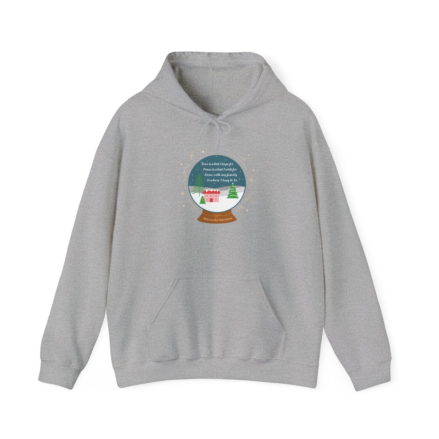 Christmas_Wish for Peace_Unisex Heavy Blend™ Hooded Sweatshirt