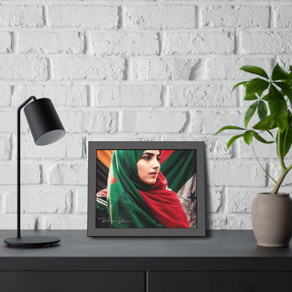 Palestine Girl Framed Poster