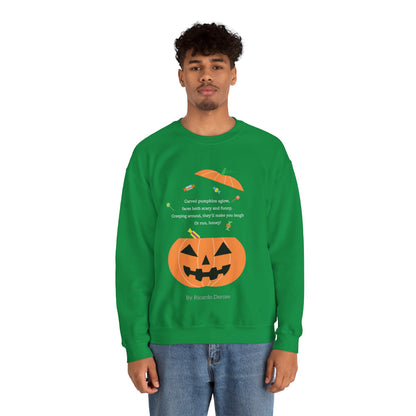 Halloween Jack o Lantern_Unisex Heavy Blend™ Crewneck Sweatshirt