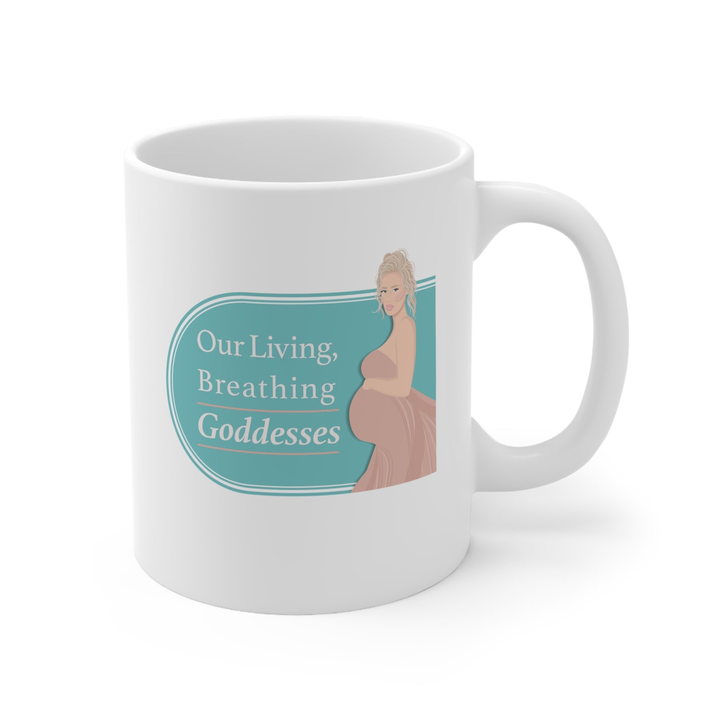 Ricardo Derose Our Living, Breathing Goddess 2 - Ceramic Mug 11oz