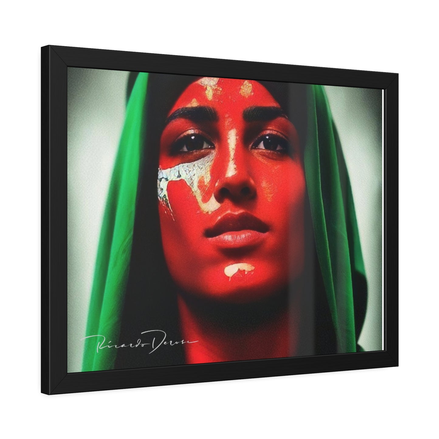 Palestine Girl Framed Poster