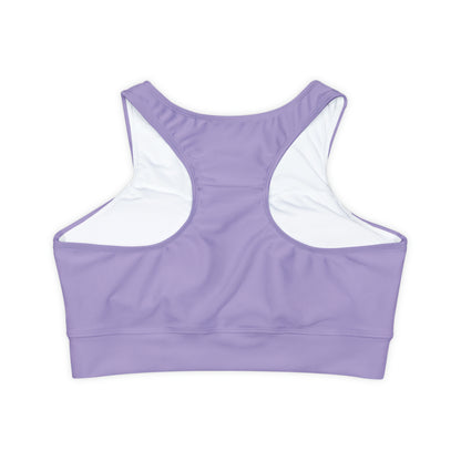 Fully Lined, Padded Sports Bra (AOP)