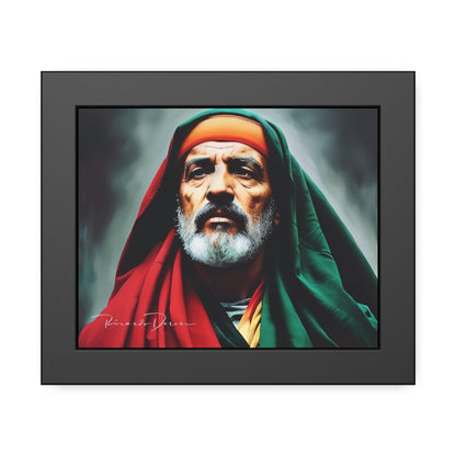 Palestine Old Man Framed Poster