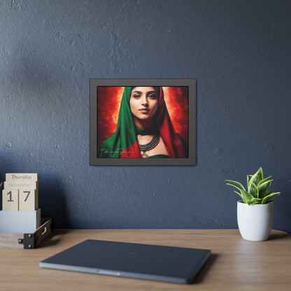 Palestine Girl Framed Poster